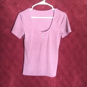 Mauve blouse top